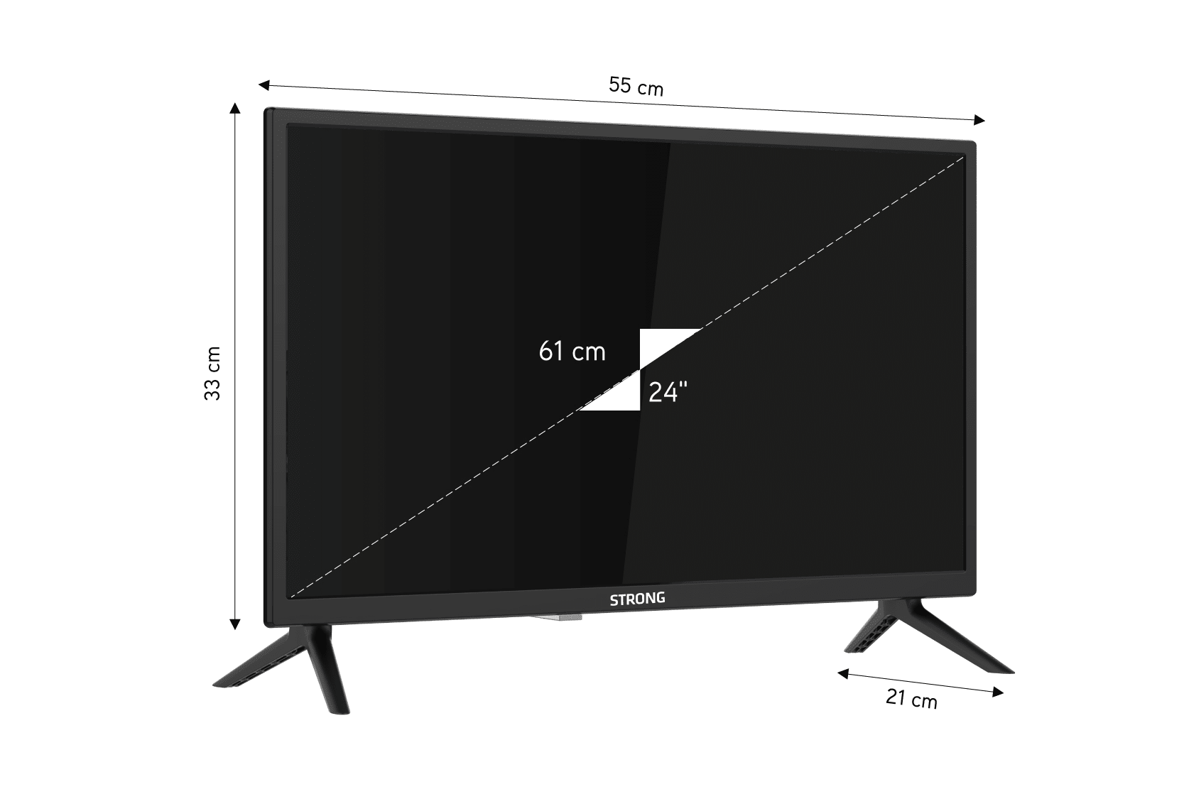 STRONG ML32EW2000 32'' 82cm Ekran HD Ready Uydu Alıcılı Whale TV LED